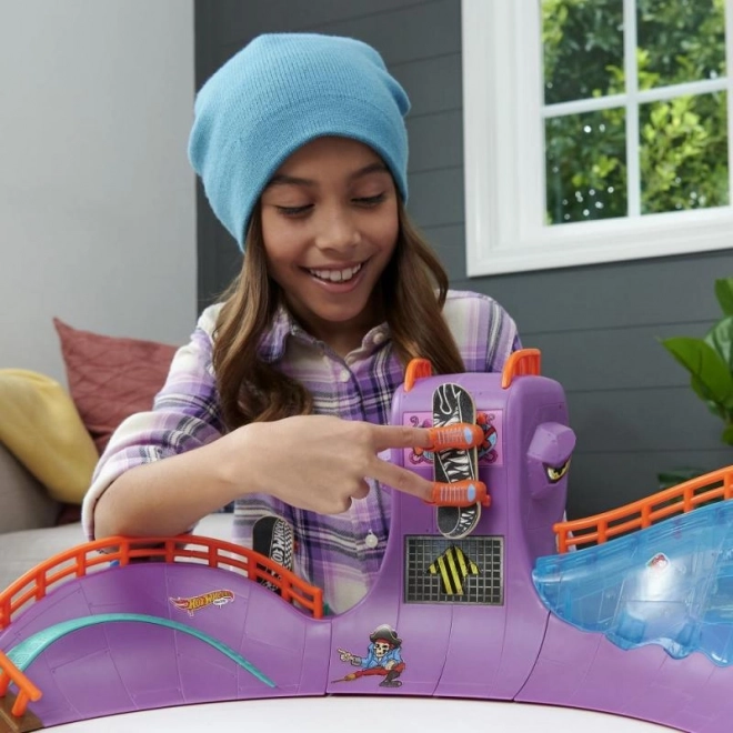 Hot Wheels Skate Octopark med fingerboard og sko