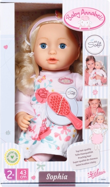 Dukke Sophia Baby Annabell, 43 cm