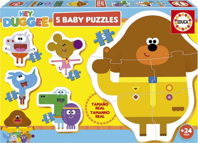 Educa Baby puslespil Hey Duggee 5v1