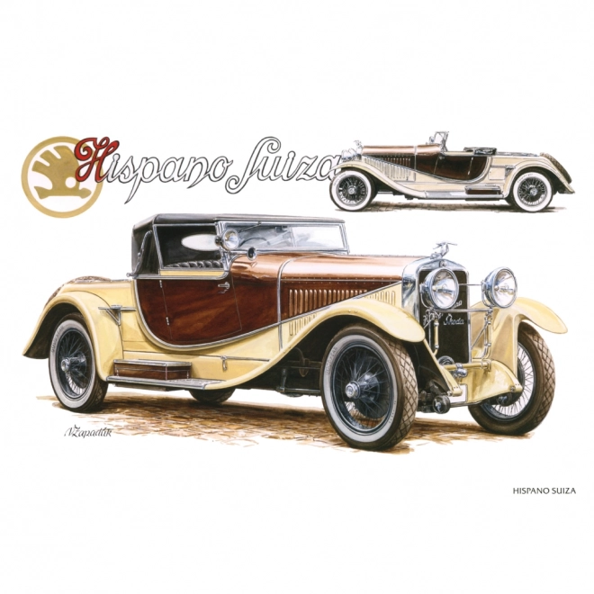 NOTIQUE Notes kalender Classic Cars – Václav Zapadlík, 2025, 30 x 30 cm