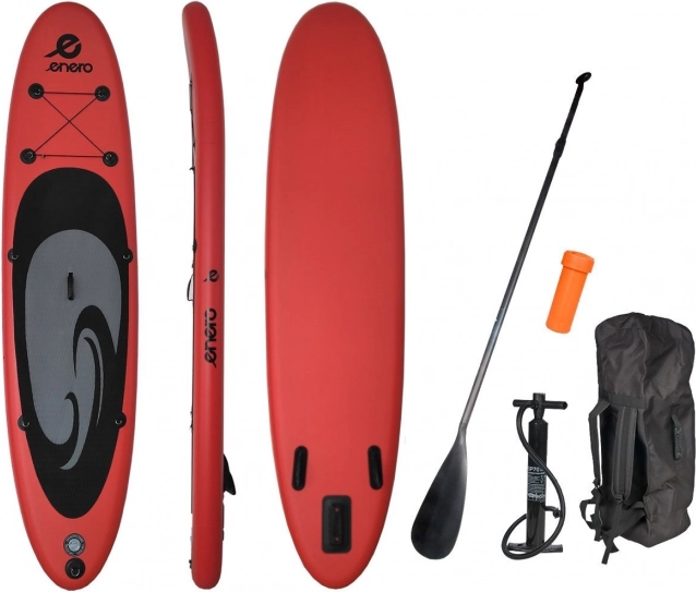 Paddleboard ENERO 320 cm rød-sort-grå