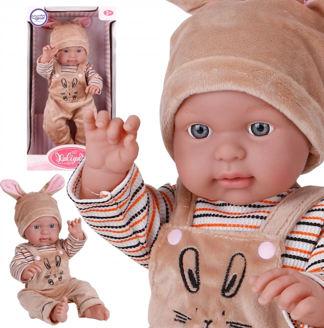 Woopie dukke baby i kanindragt 46 cm