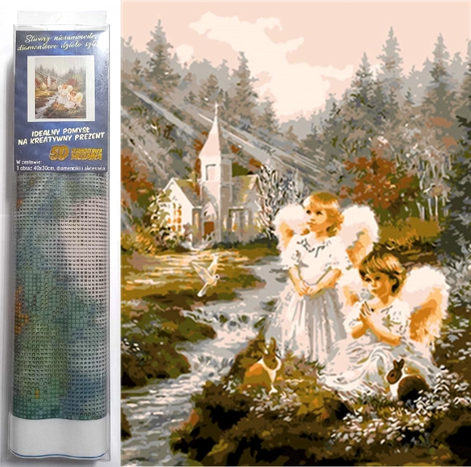 NORIMPEX Diamantmaling Engle 30x40cm