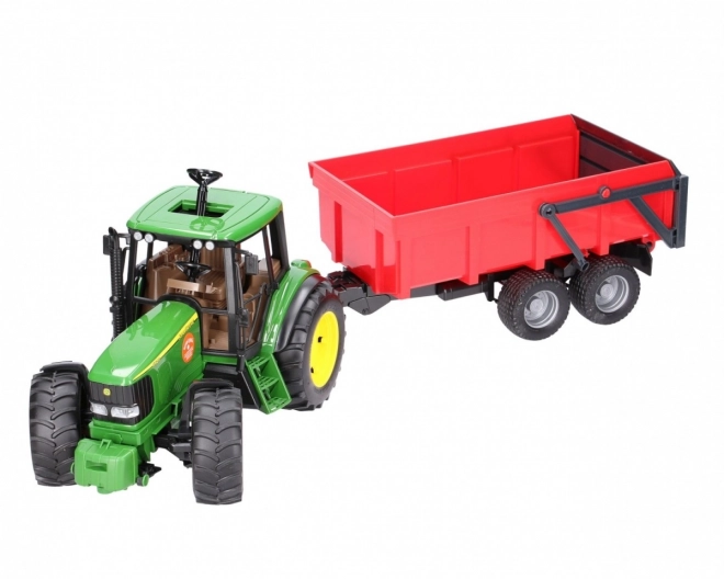 Bruder Traktor John Deere og tipvogn