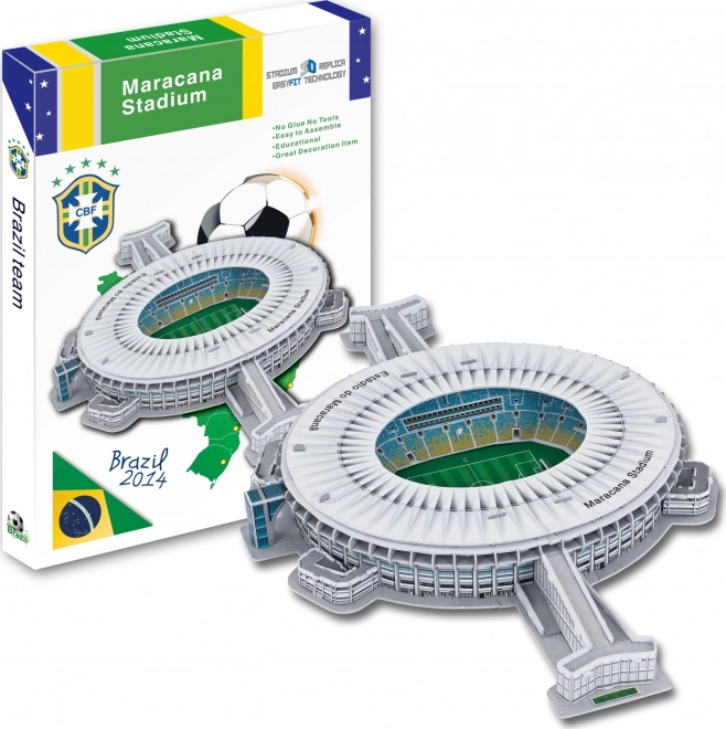 STADIUM 3D REPLICA 3D puslespil Flerbrugsstadion Maracanã 123 brikker