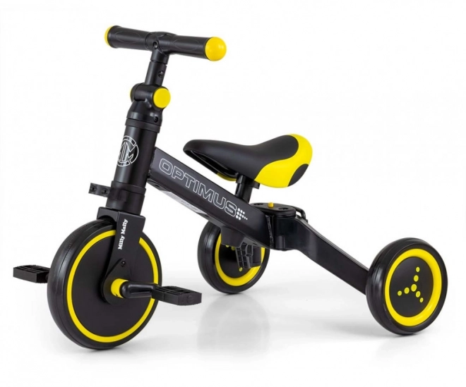 Børnetricycle 3 i 1 Optimus Sort