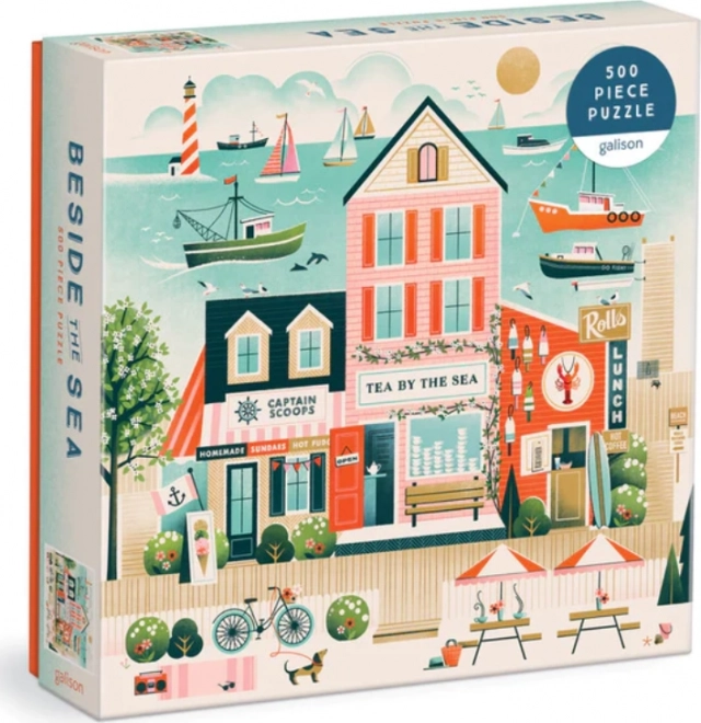 Galison Puzzle Bistro ved havet 500 brikker