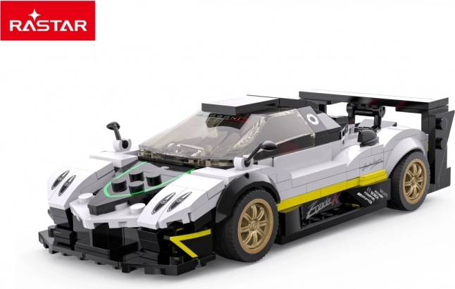 Byggesæt bil 1:28 PAGANI ZONDA R fra Rastar, hvid