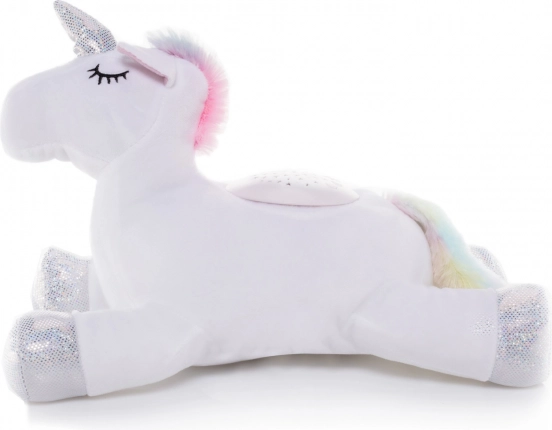 Plys-unicorn med projektor Zopa