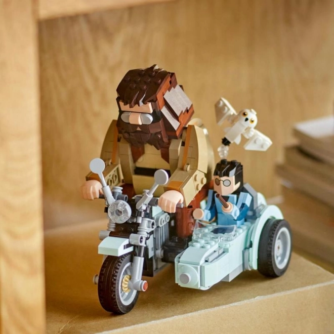 Motorcykelkørsel med Hagrid og Harry