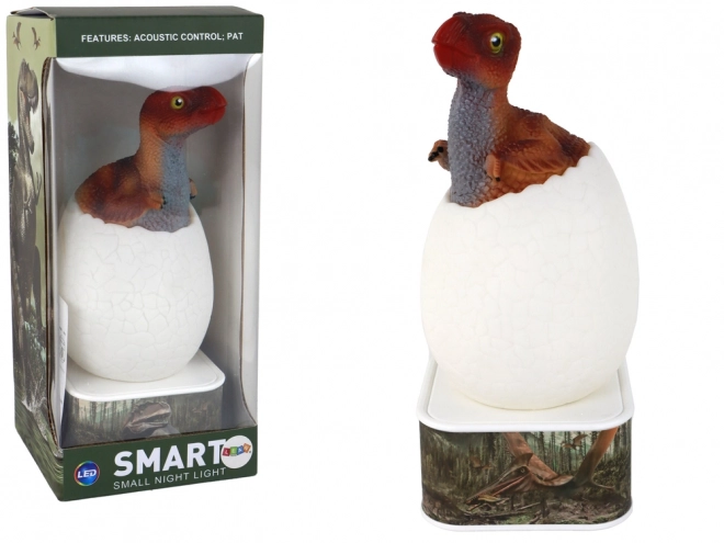 Lampe Dino i Ægget LED USB
