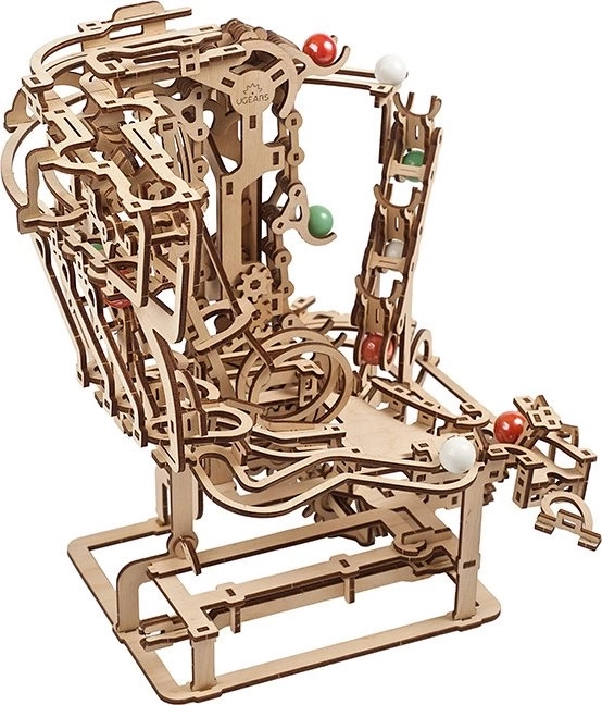 Ugears 3D træmekanisk puslespil Kulebane Kæde
