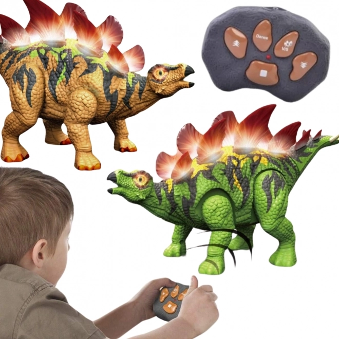 Woopie Dinosaur fjernstyret RC Robot Stegosaurus