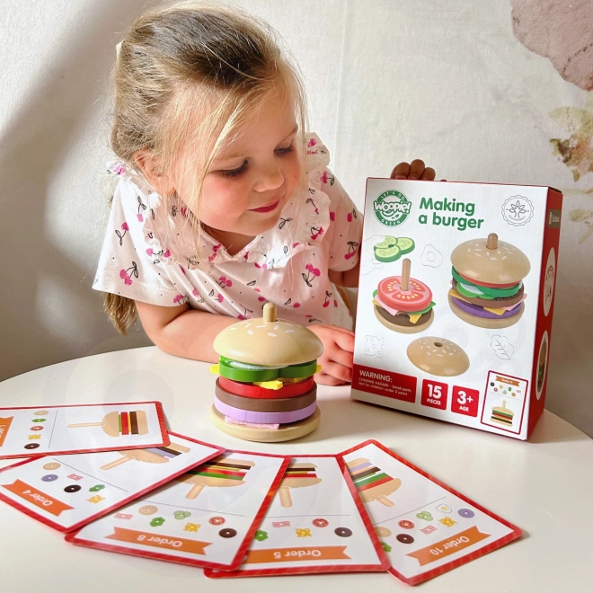 Træ Burgerrestaurant WOOPIE GREEN til børn
