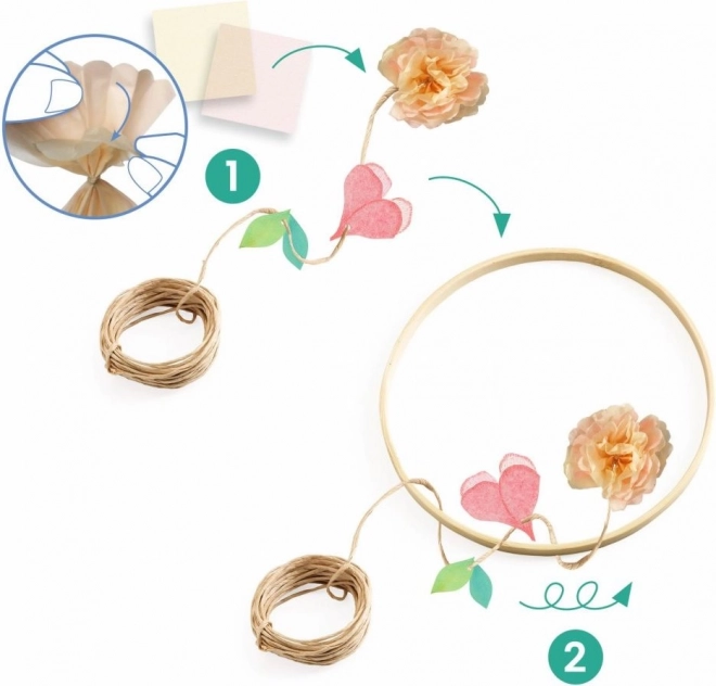 Blomsterring Dalia til samling - DIY fra Djeco