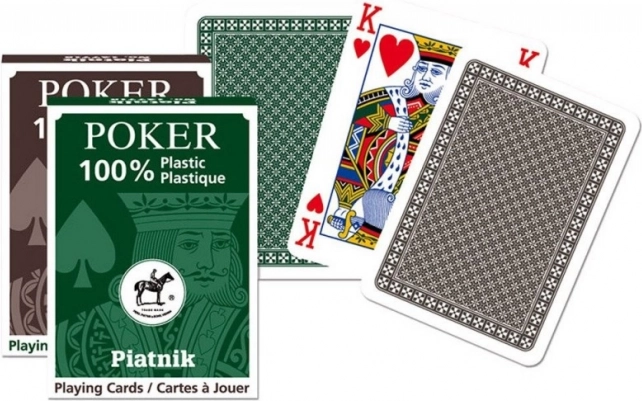 Plastikkort til POKER og BRIDGE – fransk type