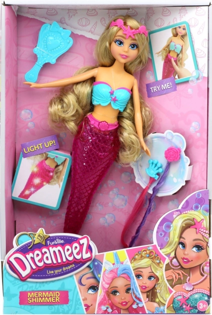 Dreameez havfrue med lysende hale
