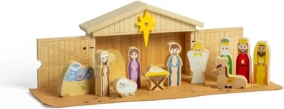 Bigjigs Toys Træ Jule Krybbe