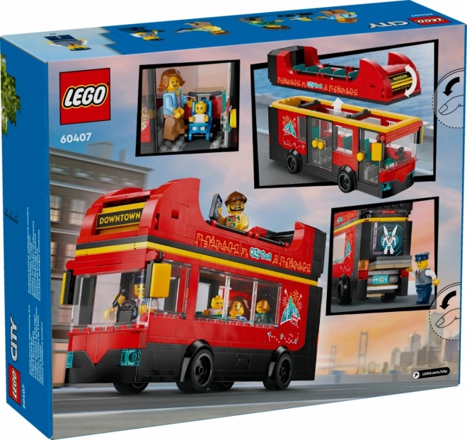LEGO City 60407 Rød dobbeltdækker sightseeingsbus