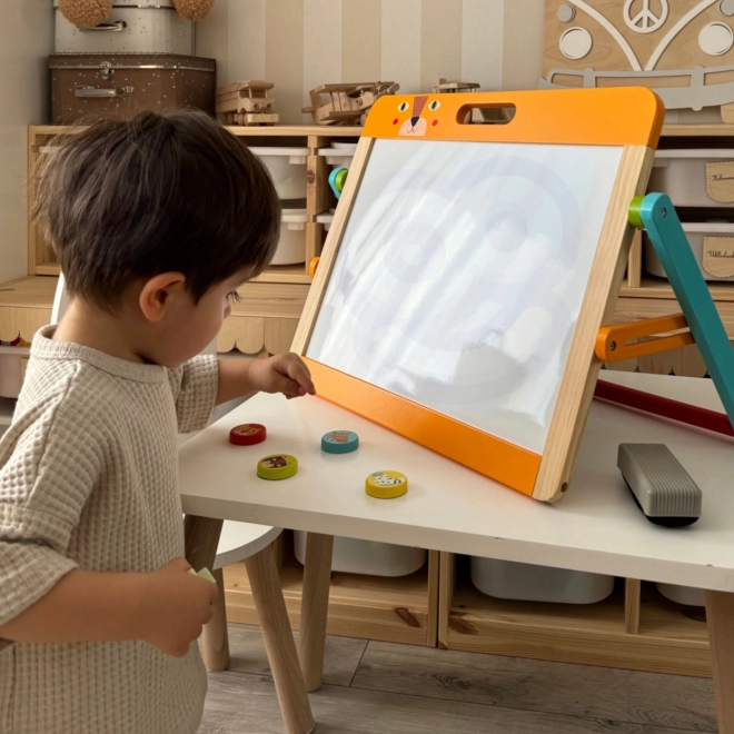 Børn magnetisk og kridttavle 2i1 Tooky Toy