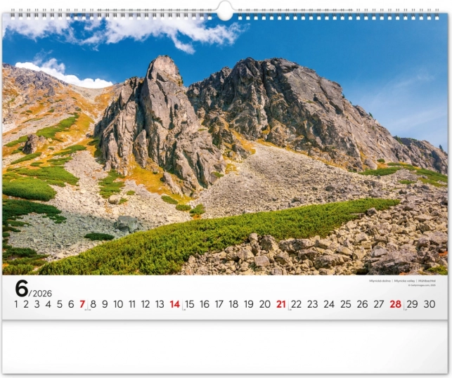 Vægkalender Magické Tatry 2026