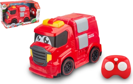 kiddy go! fjernstyret brandbil med infrarød fjernbetjening