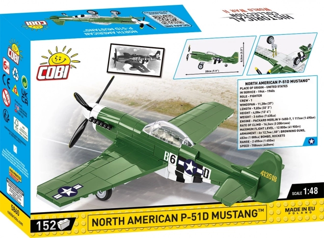 Byggesæt Fly P-51D Mustang COBI