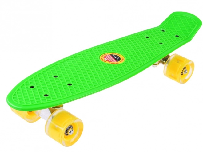 Skateboard med LED-hjul