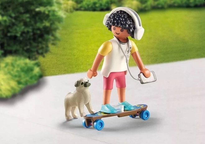 Sæt af figurer Playmobil: Dreng med hund