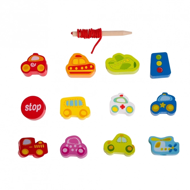 Classic World snørebare perler – transport, 13 stk.