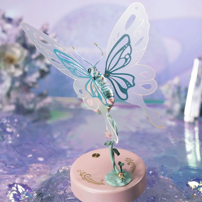 Mekanisk 3D dekoration sommerfugl