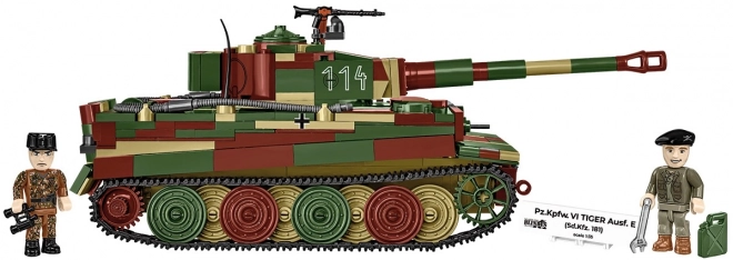 Modeltanken Tiger I af 870 klodser