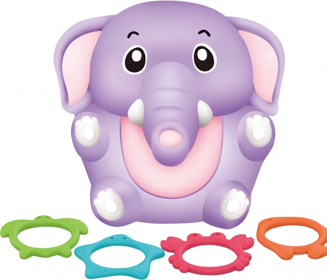Elefant til badekar med ringe