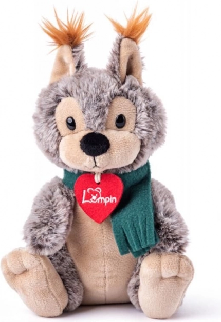 Plysj egern Hubert fra Vinohrady 22 cm LUMPIN