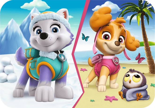 Træpuslespil 24 brikker Paw Patrol-pige