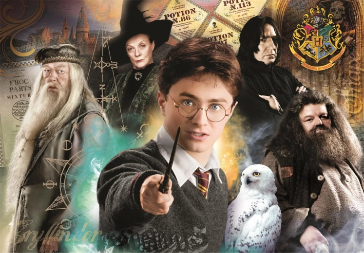 puslespil 1000 brikker compact harry potter clementoni