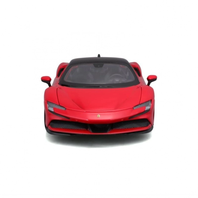 Metalmodel Ferrari SF90 Stradale rød 1:18
