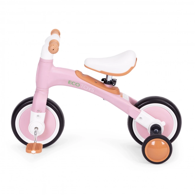 Balanceløbecykel med pedaler - træningshjul 3-i-1 ECOTOYS
