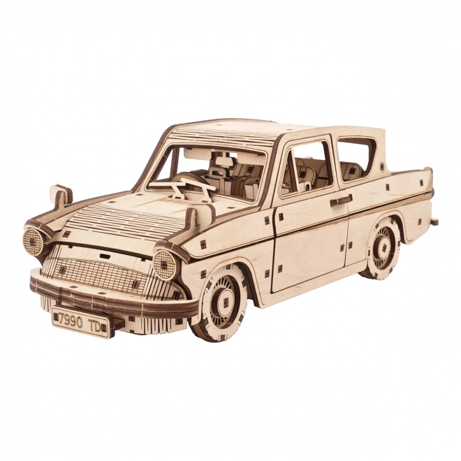 Ugears 3D træmaskinpuslespil Harry Potter Flyvende Ford Anglia