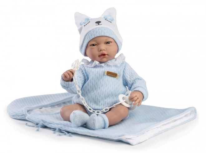 Guca realistisk babydukke med lyde 38 cm