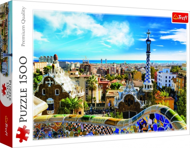 Puslespil 1500 brikker Park Güell, Barcelona – TREFL