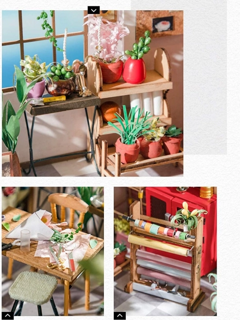 Emilys Blomsterbutik - DIY miniaturhus