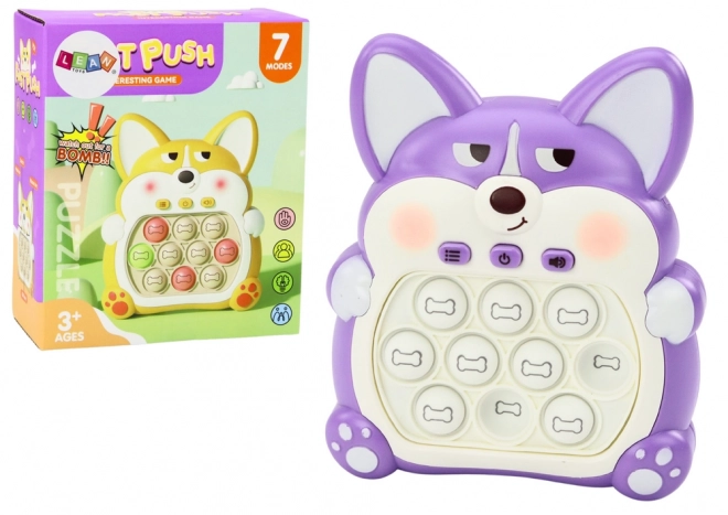 Arkadespil Pop-It Fox til konsoller med 7 spiltilstande Lilla
