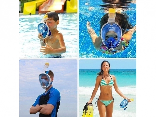 Fuld snorkel og dykkermaske S/M SP0762 NI
