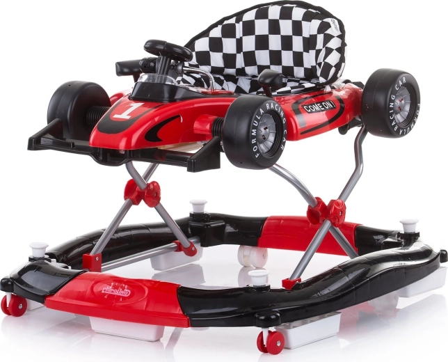 Gåstol 4-i-1 Car Racer – Rød