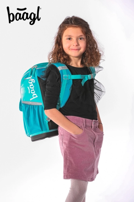 Baagl sæt af skolemateriel Zippy Delfin