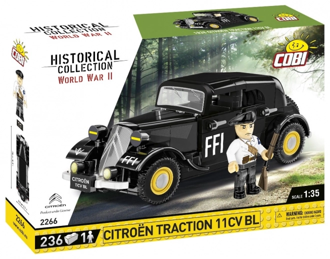 COBI 2266 1938 Citroën Traction 11CV, 1:35, 236 kl, 1 f