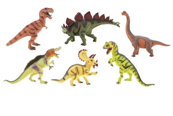 Dinosaur 25-32cm plast 6 slags