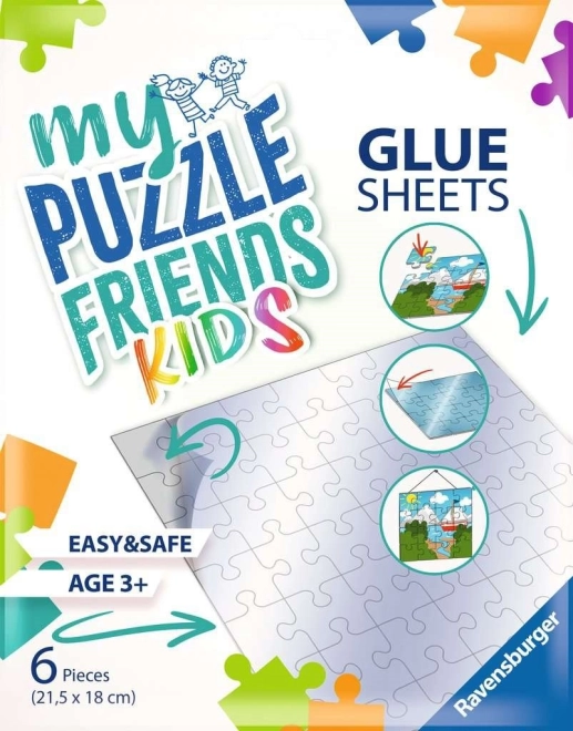 Selvklæbende folie til puslespil 500 brikker RAVENSBURGER My Puzzle Friends Kids
