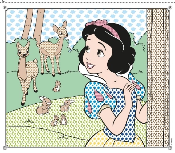 Vandfarvemalerbog Disney Prinsesser
